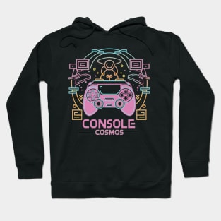 Console Cosmos neon silhouette Hoodie